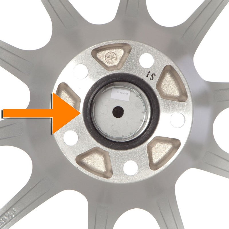 Circuit Performance 73.1mm OD to 60.1mm ID Black Plastic Polycarbonate Hub Centric Rings - Image 3